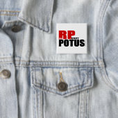Rick Perry - POTUS Vierkante Button 5,1 Cm (In situ)