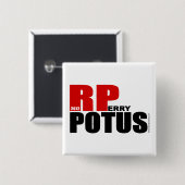 Rick Perry - POTUS Vierkante Button 5,1 Cm (Voorkant /achterkant)