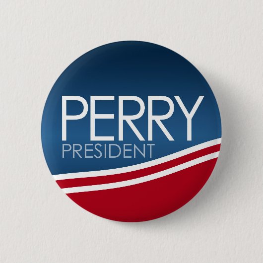 Rick Perry - President 2012 Ronde Button 5,7 Cm (Voorkant)