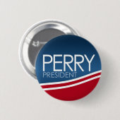 Rick Perry - President 2012 Ronde Button 5,7 Cm (Voorkant /achterkant)