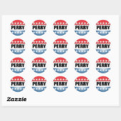 RICK PERRY RONDE STICKER (Vel)