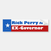 Rick Perry voor ex-gouverneur Bumpersticker (Voorkant)