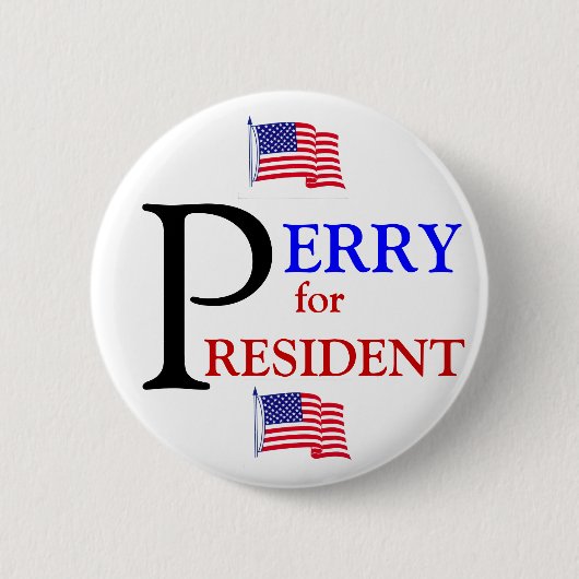 Rick Perry voor President 2012 Ronde Button 5,7 Cm (Voorkant)