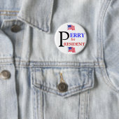 Rick Perry voor President 2012 Ronde Button 5,7 Cm (In situ)