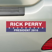 RICK PERRY voor President 2016 Bumpersticker (Op auto)
