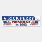 Rick Perry voor President in 2012 Bumpersticker (Voorkant)