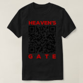 Rick Roll QR Code Heavens Gate Cult T-shirt (Design voorkant)