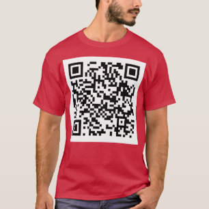Rick Roll QR Code Pet T-shirt