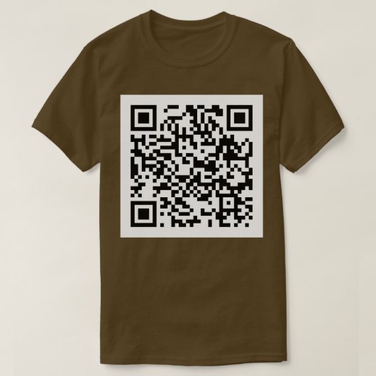 Rick Roll QR Code Pet T-shirt (Design voorkant)