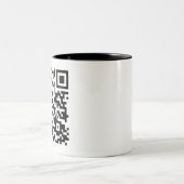 Rick Roll Tweekleurige Koffiemok (Center)