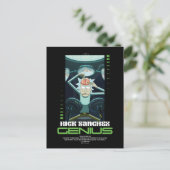 Rick Sanchez Genius Quote Graphic Briefkaart (Staand voorkant)