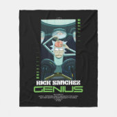 Rick Sanchez Genius Quote Graphic Fleece Deken (Voorkant)