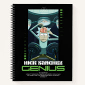 Rick Sanchez Genius Quote Graphic Notitieboek (Voorkant)