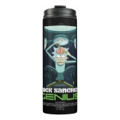 Rick Sanchez Genius Quote Graphic Thermosbeker (Voorkant)