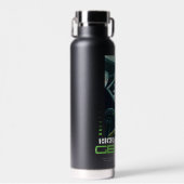 Rick Sanchez Genius Quote Graphic Waterfles (Voorkant)