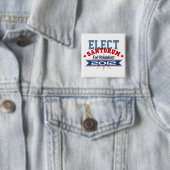 Rick Santorum 2012 Vierkante Button 5,1 Cm (In situ)