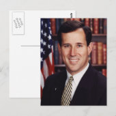 Rick Santorum Briefkaart (Voorkant / Achterkant)