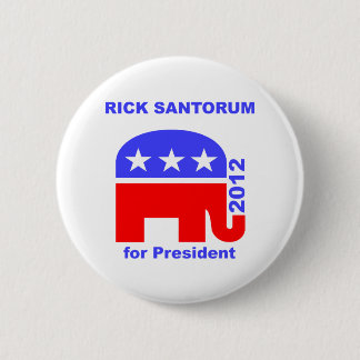 Rick Santorum Ronde Button 5,7 Cm