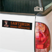 Rick Santorum voor Grand Inquisitor Bumpersticker (Op Truck)
