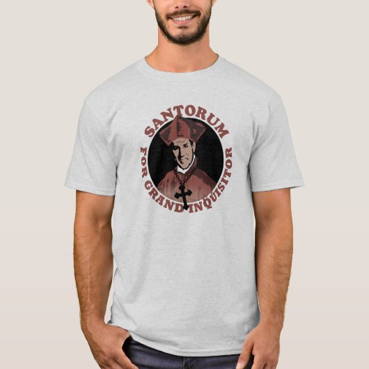 Rick Santorum voor Grand Inquisitor T-shirt (Voorkant)