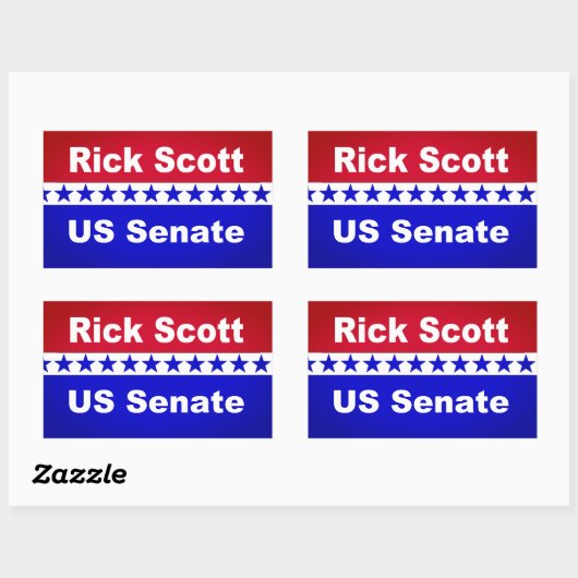 Rick Scott 2018 Populaire politieke Stickers (Vel)