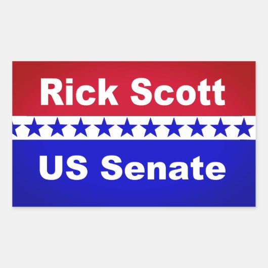 Rick Scott 2018 Populaire politieke Stickers (Voorkant)
