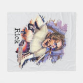 Rick Springfield in Concert Fleece Deken (Voorkant (Horizontaal))