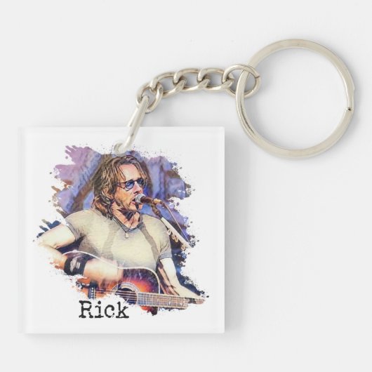 Rick Springfield in Concert Sleutelhanger (Achterkant)