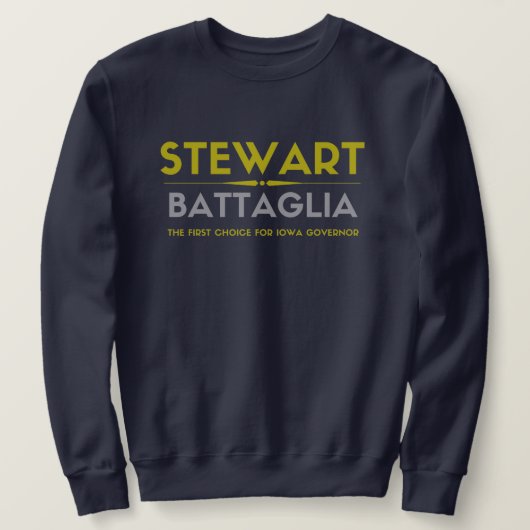 Rick Stewart voor gouverneur Sweatshirt (Design voorkant)