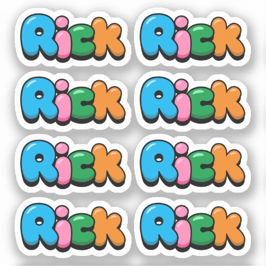 Rick Sticker (Voorkant)