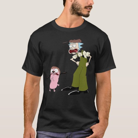 Rick the Cowardly Farmer T-shirt (Voorkant)