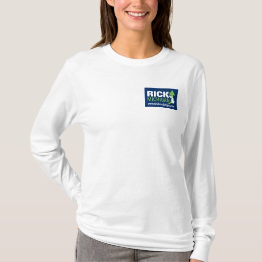 Rick voor Michigan T-shirt (Voorkant)