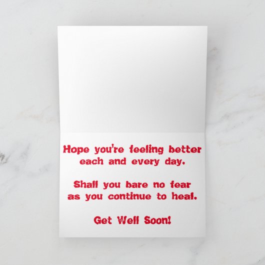 "Ricketts and Terra" Get Well Kaart (Binnen)