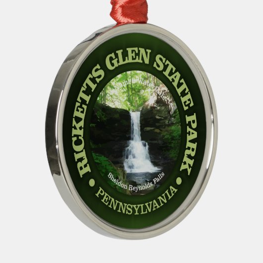 Ricketts Glen Metalen Ornament (Rechts)