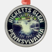 Ricketts Glen Pennsylvania -  Souvenirs Metalen Ornament (Voorkant)