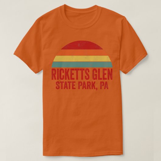 Ricketts Glen State Park PA T-shirt (Design voorkant)