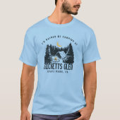 Ricketts Glen State Park past Camping aan T-shirt (Voorkant)