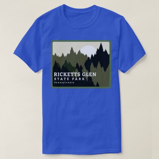 Ricketts Glen State Park Pennsylvania Forest Sunri T-shirt (Design voorkant)