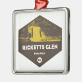 Ricketts Glen State Park Pennsylvania Metalen Ornament (Links)