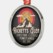 Ricketts Glen State Park Pennsylvania - PA Sp Metalen Ornament (Links)