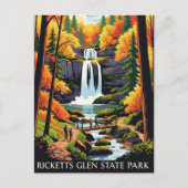 Ricketts Glen State Park Reizen Briefkaart (Voorkant)