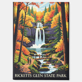 Ricketts Glen State Park Reizen Magneet