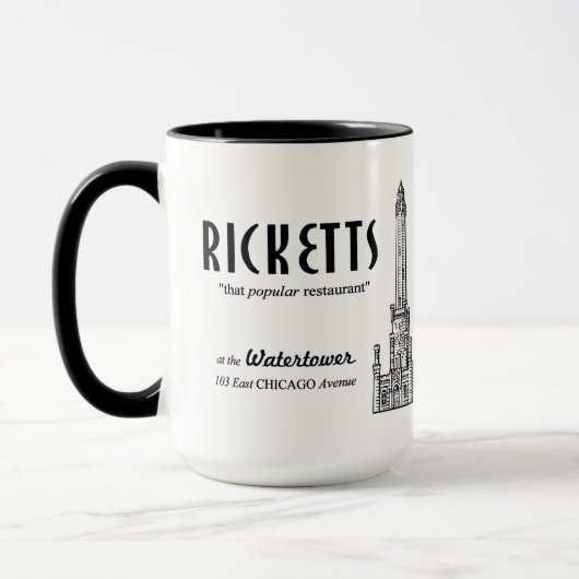 Ricketts Restaurant, Chicago, Illinois Mok (Links)