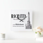 Ricketts Restaurant, Chicago, Illinois Vierkante Klok (Huis)