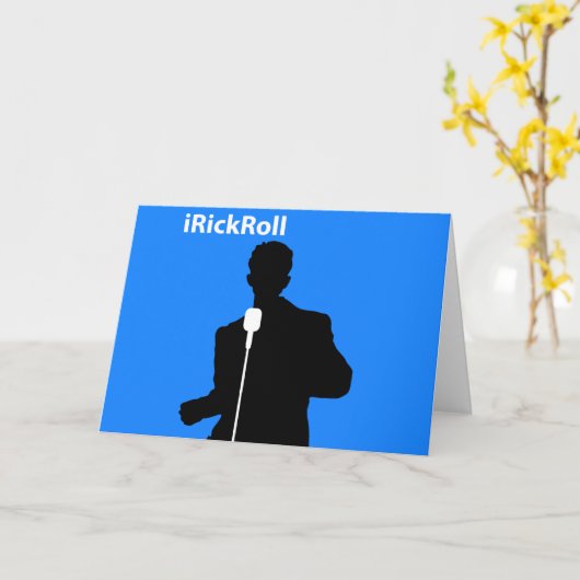 RickRoll Kaart (Gele Bloem)