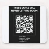 Rickroll QR-code Muismat (Voorkant)