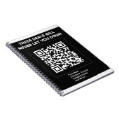 Rickroll QR-code Notitieboek (Rechterzijde)