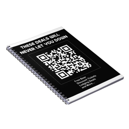 Rickroll QR-code Notitieboek (Rechterzijde)