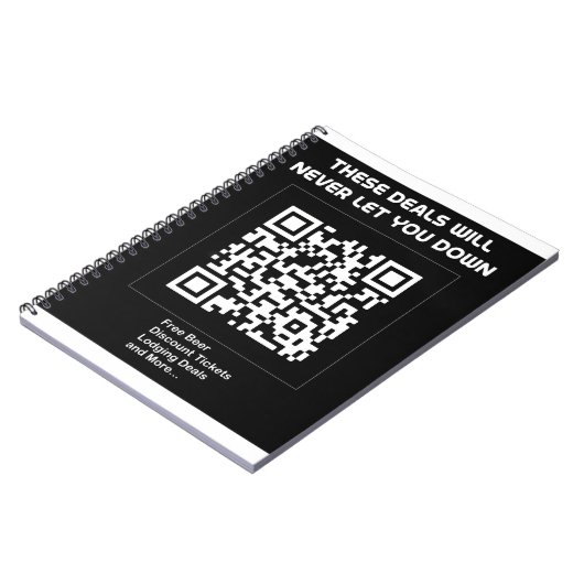 Rickroll QR-code Notitieboek (Linkerzijde)