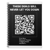Rickroll QR-code Notitieboek (Voorkant)